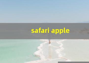 safari apple